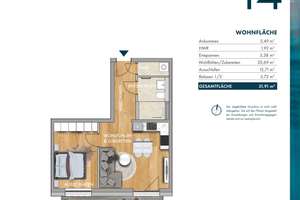 *** NEUBAU * 2 Zimmer *Stellplatz * Balkon * Wärmepumpe / Kühlung *** – 4416 Markkleeberg – Vorschaubild 12