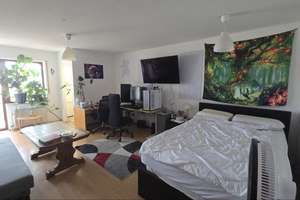 1-Zimmer-Wohnung in der Nähe des Erlangener Hauptbahnhofs für 3 Monate zur Untervermietung – 91052 Tal, Erlangen – Vorschaubild 1