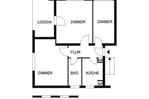 ***Frisch renovierte Wohnung mit Balkon*** – Mecklenburger Str. 16, 38440 Wolfsburg – Vorschaubild 2