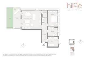 Quartier Hilde - NEUBAU: 3-Zi.-Gartenwohnung mit Tageslichtbad und Einbauküche – Hilde-Domin-Straße 8, 69126 Rohrbach, Heidelberg – Vorschaubild 11