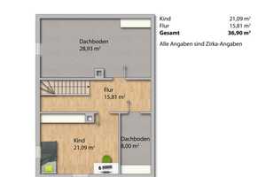IMMOSPACE *** GROßZÜGIGES EIN-  BZW ZWEIFAMILIENHAUS MIT GARTEN, XXL-GARAGEN UND STADELBEREICH *** – Augsburg (Kreis) – Vorschaubild 31