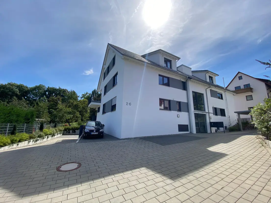 Hausansicht der Wohnung in Kusterdingen