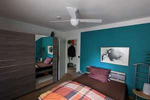 Möbelierte Wohnung 2 Zimmer, Küche, Bad,  renovierte vollmöblierte 56 m2 Wohnung  mit Balkon – Innere Uferstraße 5a, 86153 Rechts der Wertach, Augsburg – Vorschaubild 9