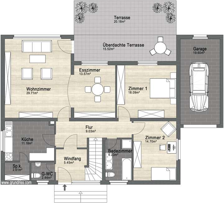 Grundriss Erdgeschoss