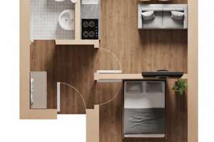 2-Zimmer-Wohnung mit offener Wohnküche | MG-ZENTRUM – Bismarckstraße 74, 41061 Gladbach, Mönchengladbach – Vorschaubild 7