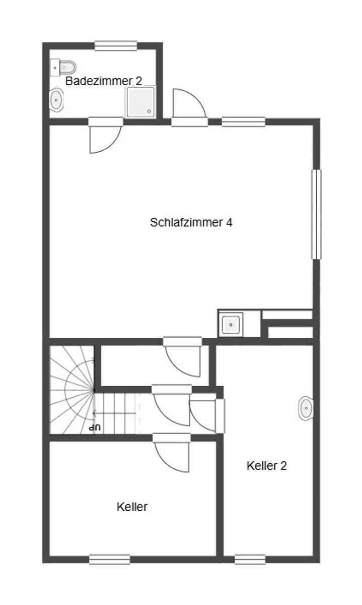 Grundriss Skizze UG