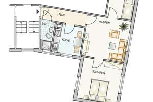 Schöne 2 Zi.-Wohnung in der Weststadt! – Gerokweg 3, 89077 Weststadt, Ulm – Vorschaubild 2