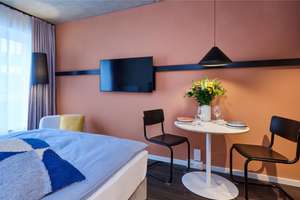 Mietrabatt - All-inclusive Miete – Voll möbliertes Studio in Charlottenburg mit Fitnessstudio und Co – Warburgzeile 3, 10587 Charlottenburg, Berlin – Vorschaubild 2