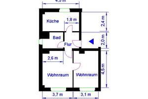 !! Ihre Schlüssel warten auf Sie !! 2-Raumwohnung in Stadtfeld – Große Diesdorfer Str. 68b, 39110 Stadtfeld West, Magdeburg – Vorschaubild 8