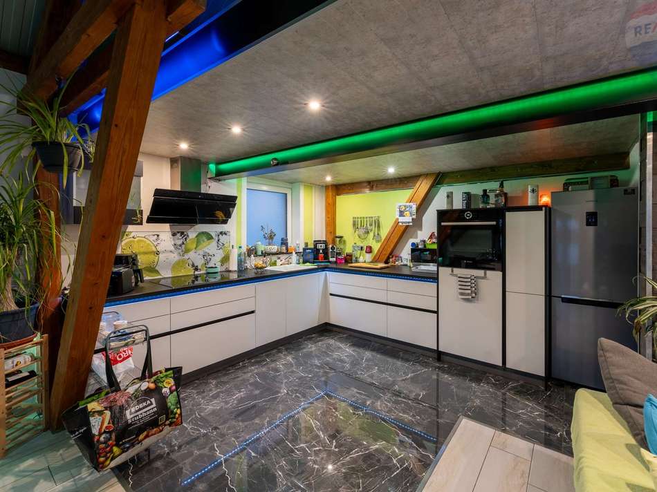Haus hinten Küche