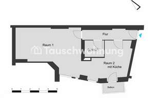 Tauschwohnung: Große 1-Zimmerwohnung mit Balkon, landeseigene – Die vollständige Adresse der Immobilie erhältst du vom Anbieter., 10827 Schöneberg, Berlin – Vorschaubild 7
