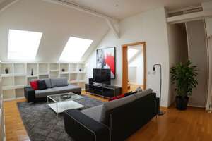 Dachgeschosswohnung mit Panoramablick und großer Terrasse im Herzen Leipzigs