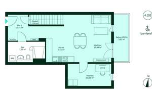 Maisonettewohnung mit Balkon und Dachterrasse sowie zwei Bädern – Lilli-Marx-Straße 2, 40597 Benrath, Düsseldorf – Vorschaubild 12