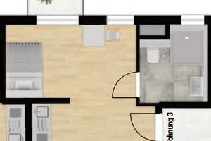 Wohnen am Bach - 1 Zi-Terrassenwohnung, BJ 2023, EBK, teilmöbliert – Höchstetterstraße 20a, 86154 Augsburg – Vorschaubild 13