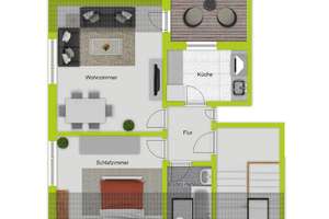 2 Zimmer Wohnung mit Dachterrasse und Stellplatz in Köln-Wahnheide – Die vollständige Adresse der Immobilie erhältst du vom Anbieter., 51147 Wahnheide, Köln – Vorschaubild 10