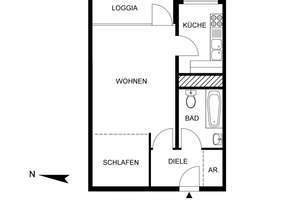 Mit WBS-berechtigtem Einkommen 160-220– Seniorenwohnhaus Für Menschen ab 50 Jahren – Senftenberger Ring 12, 13439 Märkisches Viertel, Berlin – Vorschaubild 10