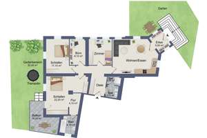 128 m² Erstbezug nach Sanierung | 4,5 Zimmer | 52 m² Eigengarten | Dresden-Omsewitz – Die vollständige Adresse der Immobilie erhältst du vom Anbieter., 1157 Briesnitz, Dresden – Vorschaubild 11