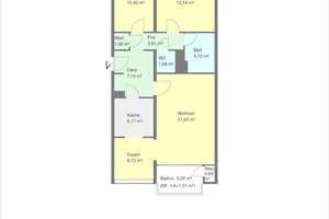 Große 3-Zimmer-Wohnung in Dortmund-Lütgendortmund mit WBS – Auf dem Toren 11, 44388 Lütgendortmund (Ortsteil), Dortmund – Vorschaubild 4