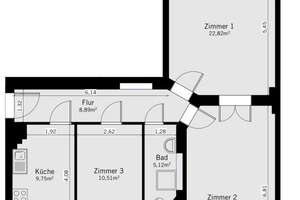 BESTE LAGE in BESTER GEGEND 3 Zimmer Stuckaltbau Aufzug Loggia – Düsseldorfer Straße 14, 10719 Wilmersdorf, Berlin – Vorschaubild 39