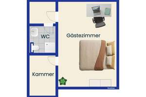 Sofort bezugsfrei: 32 m² - Apartment in direkter Uninähe von Düsseldorf-Bilk – 40225 Bilk, Düsseldorf – Vorschaubild 26