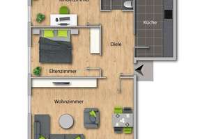 Wohnqualität zum Wohlfühlen – modernisierte Dachgeschosswohnung mit Gartennutzung – Die vollständige Adresse der Immobilie erhältst du vom Anbieter., 45239 Werden, Essen – Vorschaubild 14
