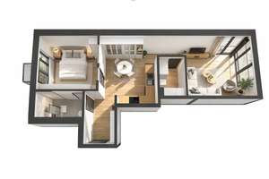 KfW 55 Effizienzhaus: SCHÖNEBERG: BESTE LAGE: ERSTBEZUG im LUXUS Neubau: 3-Zi-Whg + 2 Bäder + Balkon – Die vollständige Adresse der Immobilie erhältst du vom Anbieter., 10829 Schöneberg, Berlin – Vorschaubild 11