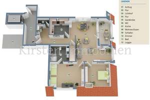 Mitten in Reutlingen: Gepflegte Maisonette auf zwei Ebenen mit Loggia, Aufzug und Tiefgarage! – Die vollständige Adresse der Immobilie erhältst du vom Anbieter., 72762 Reutlingen-Mitte, Reutlingen – Vorschaubild 21