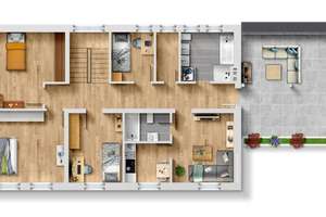 2.242 m² mit 4 Hallen und ein großes EFH und Büro-Top Rendite-
Monteurzimmer Vermietung möglich – Die vollständige Adresse der Immobilie erhältst du vom Anbieter., 94339 Leiblfing – Vorschaubild 40