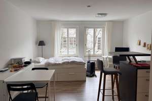 Nachmieter gesucht: Sehr schönes, möbliertes 1-Zimmer Appartement in Sendling – Die vollständige Adresse der Immobilie erhältst du vom Anbieter., 81369 Untersendling, München – Vorschaubild 1