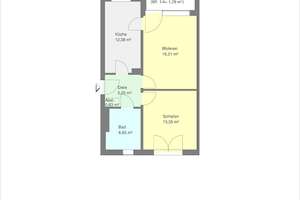 WBS erforderlich!! Gemütliche 2 Zimmerwohnung in Schüren – Schüruferstraße 123, 44269 Schüren, Dortmund – Vorschaubild 4