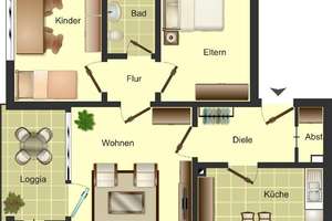 Familienfreundliche Wohnung in Duisburg – Posener Straße 11, 47055 Wanheimerort, Duisburg – Vorschaubild 2