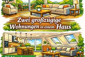 ab Okt/Nov verfügbar, Ihre Wahl: Zwei moderne Wohnungen - 5‑Zimmer‑OG oder 4‑Zimmer‑DG