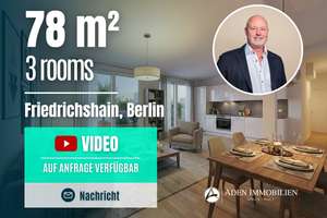 2025 FERTIG! Neue 77m² Dachgeschosswohnung Friedrichshain: Südblick, XXL Terrasse, 3 Zi.! – Grünberger Straße 65, 10245 Friedrichshain, Berlin – Vorschaubild 5
