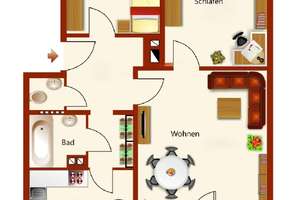 *** Topwohnung: Citylage mit Burgblick und Balkon – Die vollständige Adresse der Immobilie erhältst du vom Anbieter., 90409 Pirckheimerstraße, Nürnberg – Vorschaubild 9
