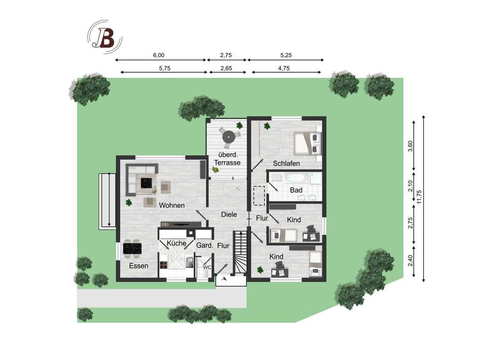 Grundriss Erdgeschoss