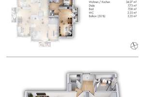 Modernes Wohnen im Märchenviertel 2-Zimmerwohnung – Däumlingstraße 7, 81739 Waldperlach, München – Vorschaubild 2