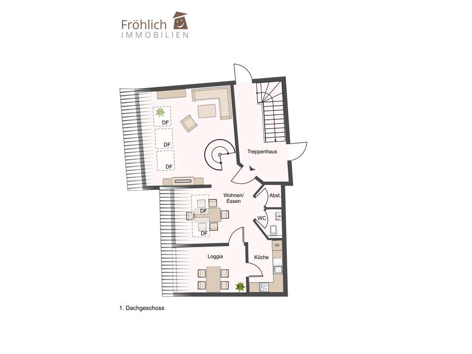 Grundriss - 1 DG