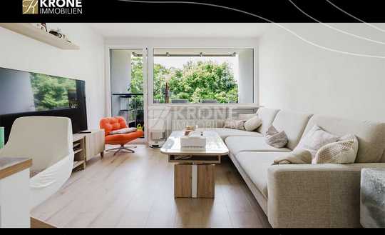Lichtdurchflutete 3-Zimmer-Wohnung mit 2 Balkonen & Blick ins Grüne