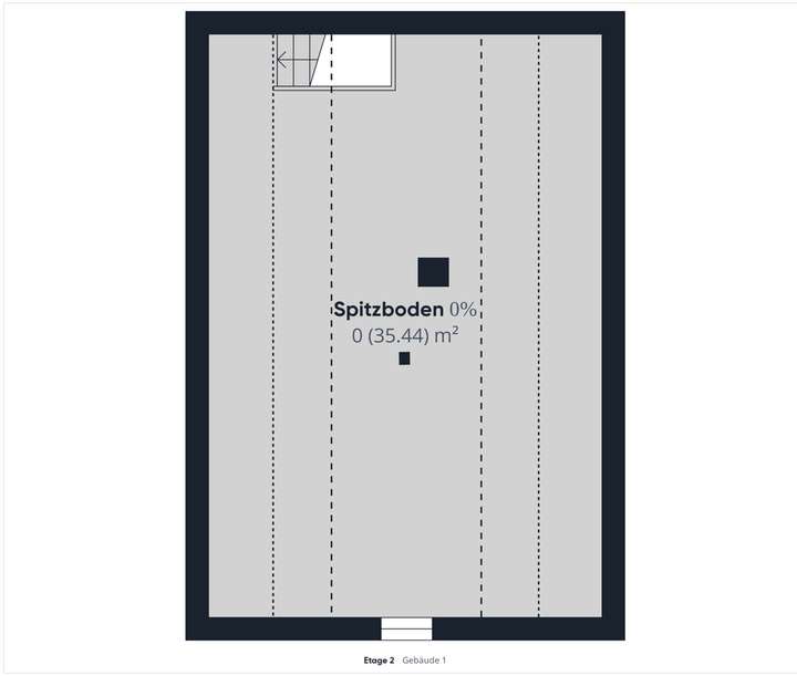Grundriss Spitzboden