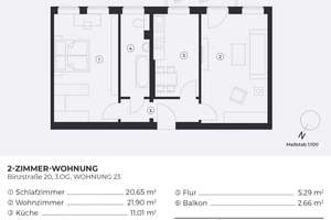 Vermietete 2-Zimmer-Altbauwohnung mit Balkon in Pankow – Binzstraße 20, 13189 Pankow (Ortsteil), Berlin – Vorschaubild 16