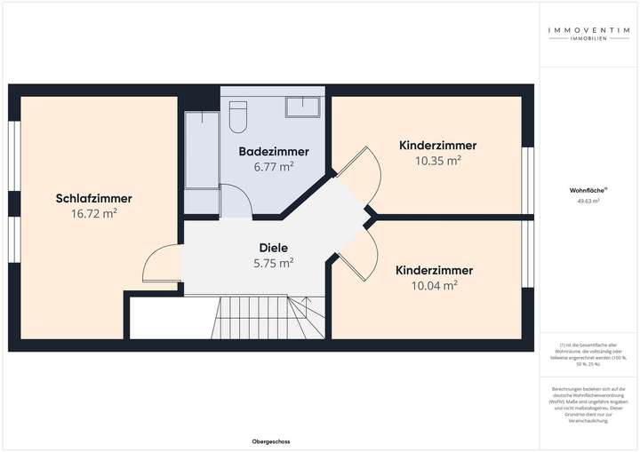 Grundriss Obergeschoss