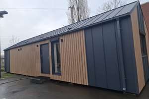 Kaufen günstiger als Mieten. 
Modernes Bungalow-Modulhaus in Münster-Roxel (KfW-55, energieeffizien – Die vollständige Adresse der Immobilie erhältst du vom Anbieter., 48161 Roxel, Münster – Vorschaubild 2