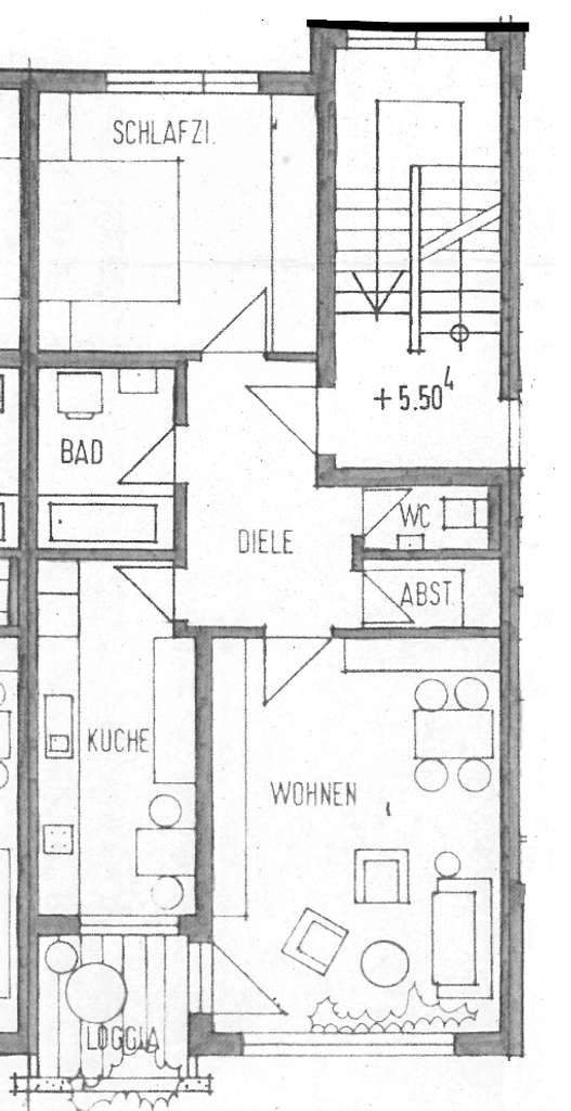 Helle 2-Zimmer Wohnung mit Balkon in Kirchheim unter Teck (Ötlingen)