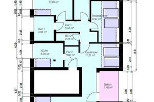 Großzügige Dachgeschosswohnung mit Kamin und Gartenparzelle in Borsigwalde als Kapitalanlage – Miraustr. 77, 13509 Borsigwalde, Berlin – Vorschaubild 9