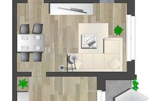 Erdgeschosswohnung mit Balkon – 9120 Helbersdorf, Chemnitz – Vorschaubild 6