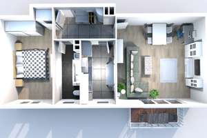 Im Herzen Frankfurts Alltagstaugliche 2-Zimmer-Wohnung im Frankfurter Ostend – 60316 Ostend, Frankfurt am Main – Vorschaubild 7