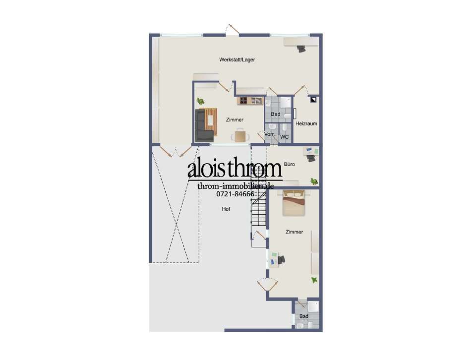 Hinterhaus EG Grundriss