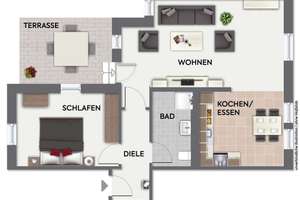 Wohnglück mit Charakter – Stilvoll sanierte 2½-Zimmer-Wohnung zum Erstbezug – Neugereutstraße 10, 70199 Südheim, Stuttgart – Vorschaubild 4