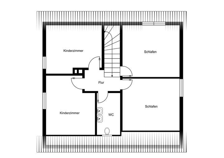 Grundriss Obergeschoss
