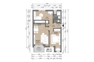 Attraktive 3 Zimmer-Wohnung im 1. OG mit Balkon – 63075 Bürgel, Offenbach am Main – Vorschaubild 3